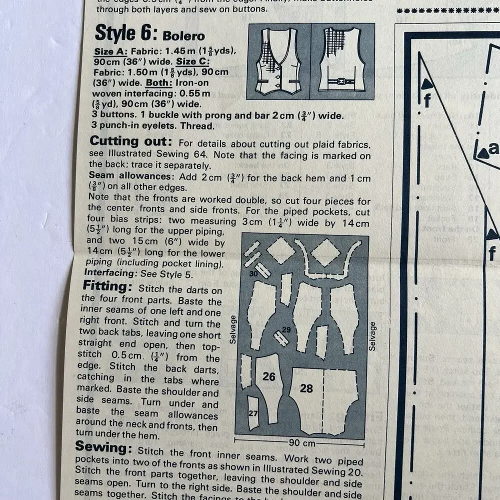 Vintage Designer Sewing Patterns Uncut Lot Of 4 Dresses Plaid Jackets Summer 70s